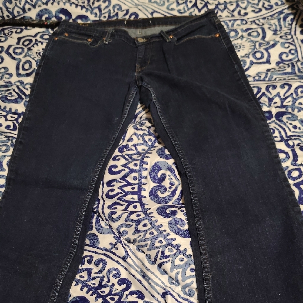 Women's Dark Blue Jeans